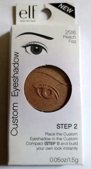 elf custom eyeshadow peach fizz