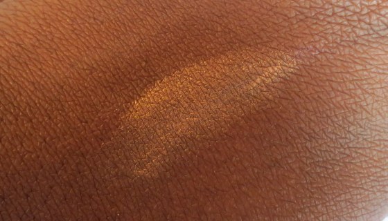 peach fizz swatch brown skin