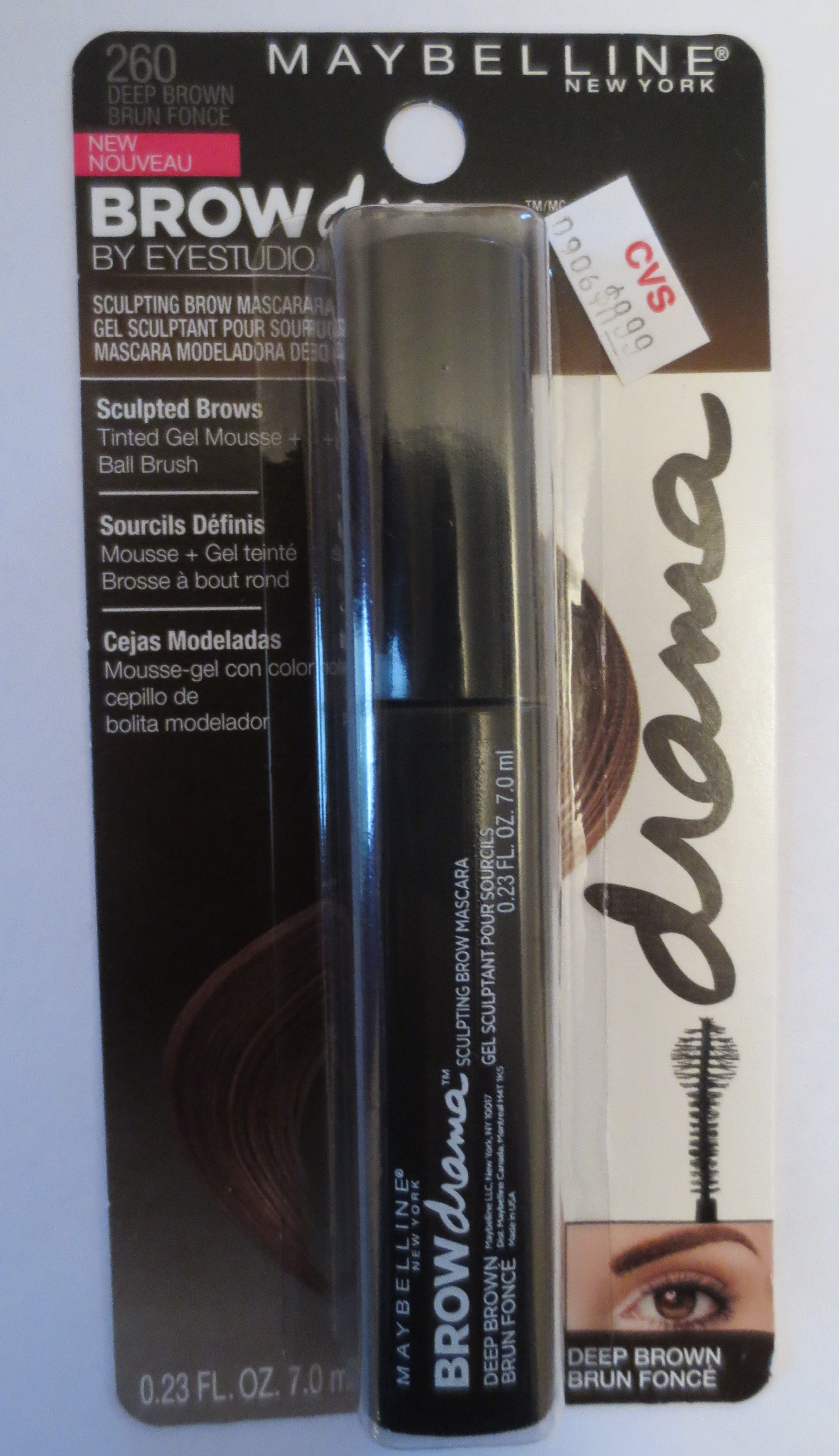 first impressions  review  maybelline brow drama sculpting